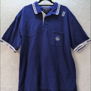 Vintage Beretta Men’s Shirts XXL Embroidered Branding Button Up Polo Collectable